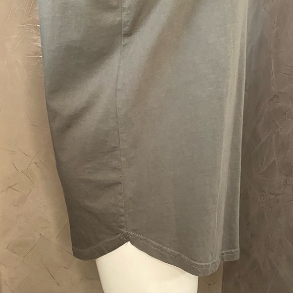 H&M Men’s T-shirt with a Asymmetric Zipper Shirt khaki green size S - Picture 8 of 12